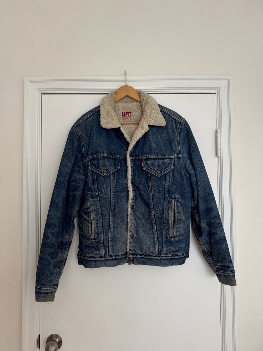 Vintage Levi's Sherpa-Lined Denim Jacket
